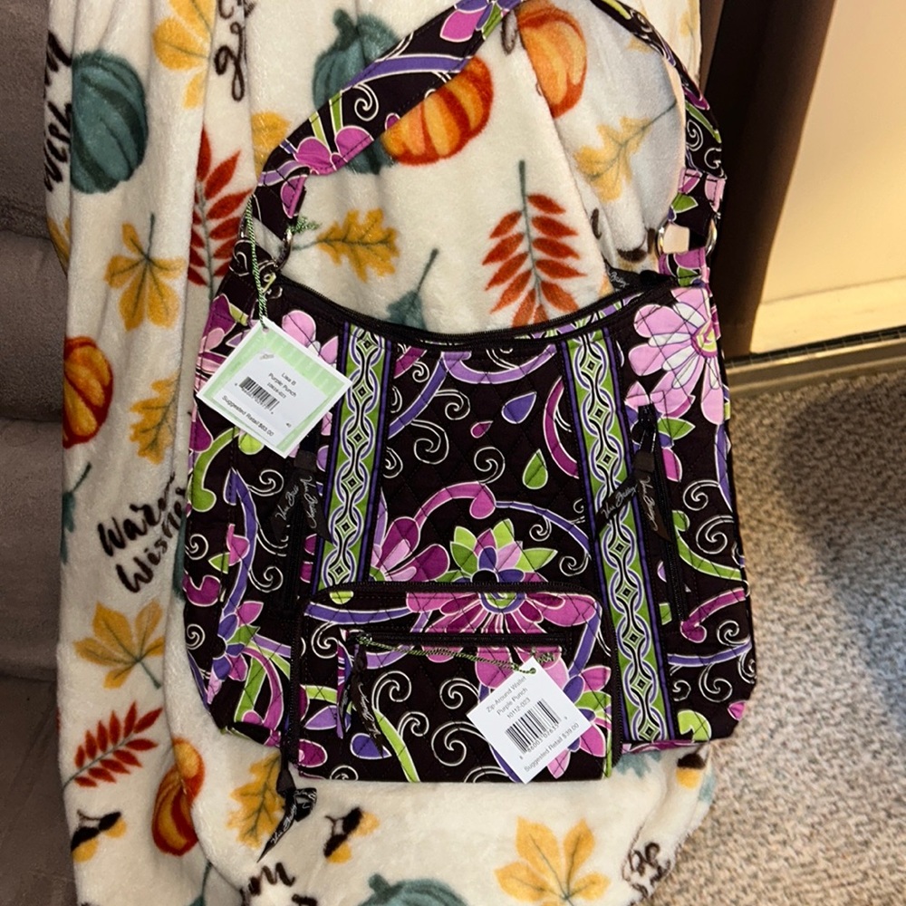 NWT Vera Bradley Lisa B bag and Zip Around wallet